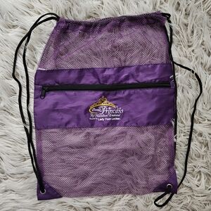 ✨️ RARE 💜 NEW Disney Princess Half Marathon 2010 Race Exclusive Mesh Cinch Bag